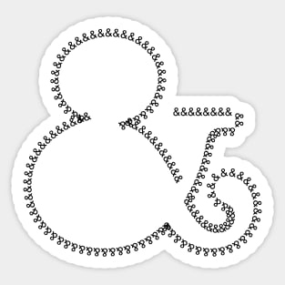 Ampersand 003 Sticker